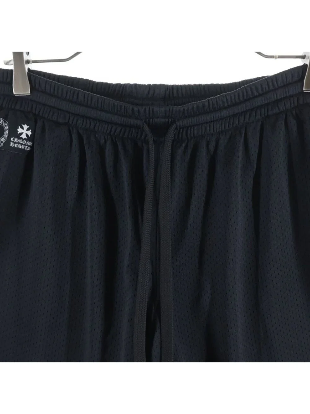 Chrome Hearts Mesh Warm UP Jersey Varsity CH Printed Shorts Black